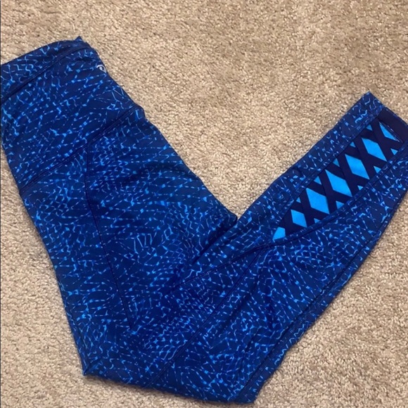 Lululemon Wunder Under Leggings Kayak Blue - Picture 8 of 12